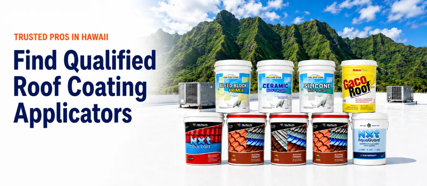 Hawaii Roof Coating Applicators Header - Cool Roof Hawaii