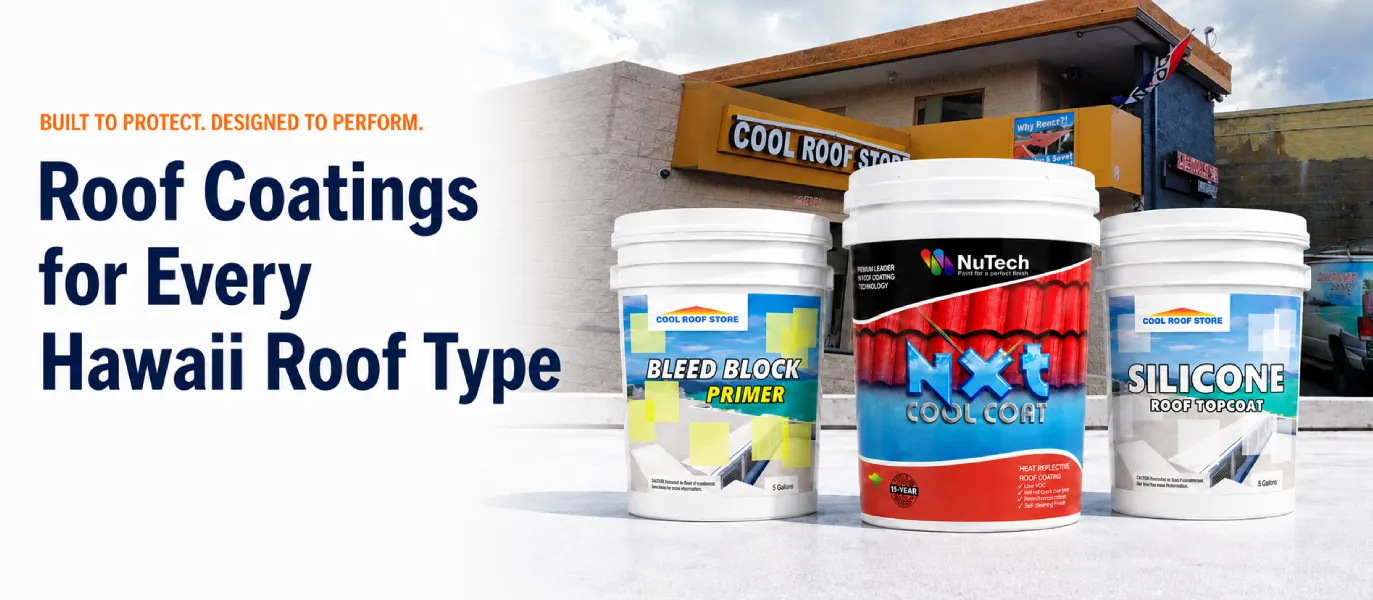 Cool Roof Store Hawaii - Homepage Header