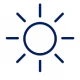 Heat & UV Reflection Icon