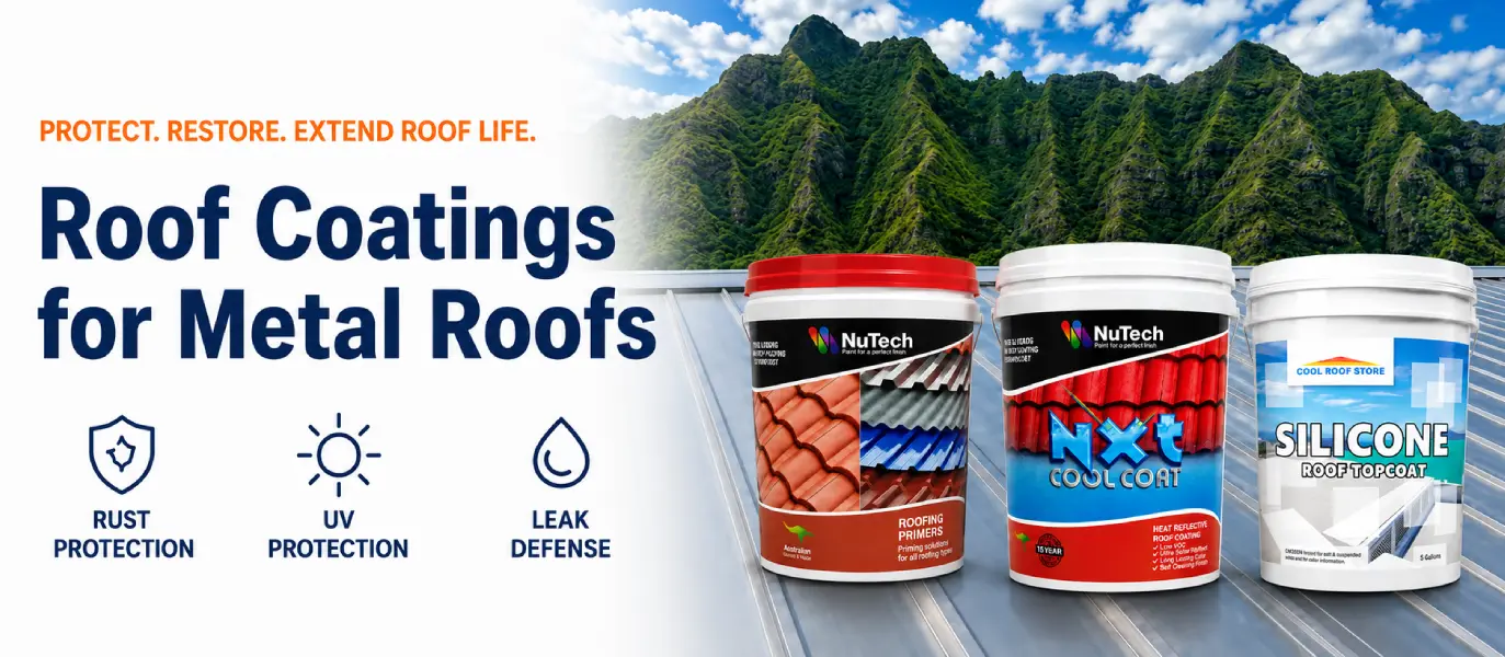 Metal Roof Coatings Header - Cool Roof Store Hawaii