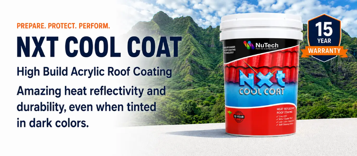 NXT Cool Coat Header - Cool Roof Store Hawaii
