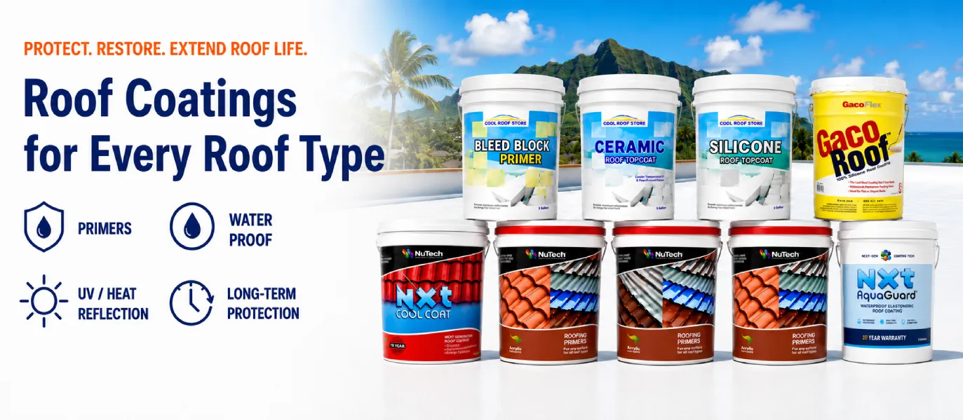 Roof Coatings Header - Cool Roof Store Hawaii